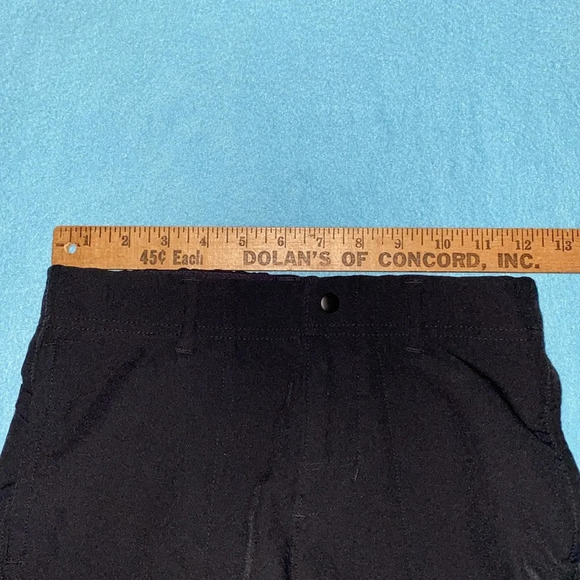 OLD NAVY cargo active stretchtech water resistant snap zipper black size 8 - Picture 8 of 12